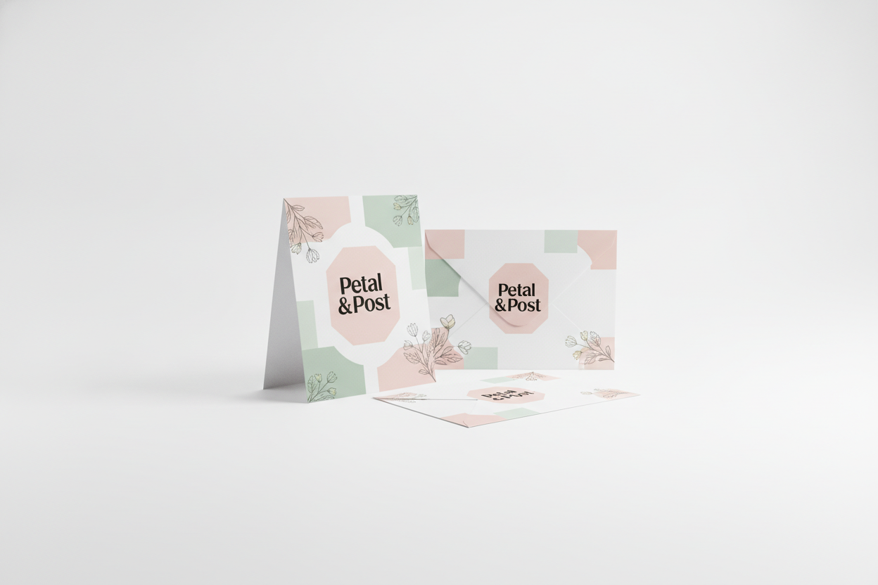 Round Corner Announcement Cards
