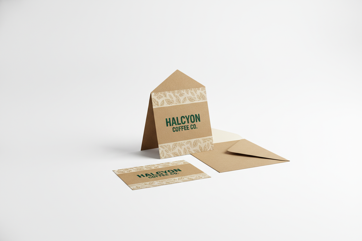 Suede Announcement Cards