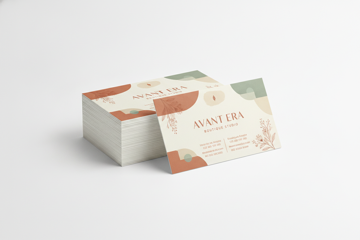 Painted Edge Business Cards