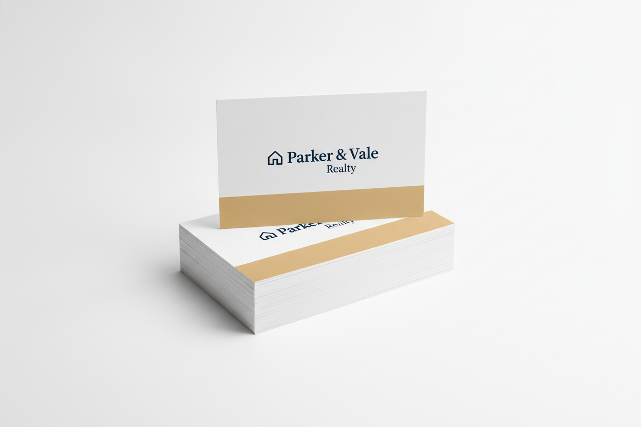 Suede Business Cards