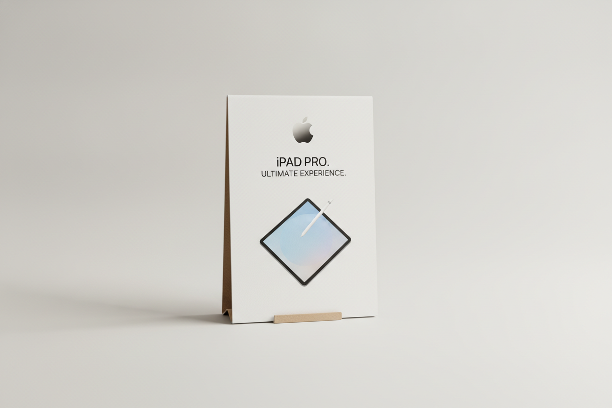 White PVC Counter Cards