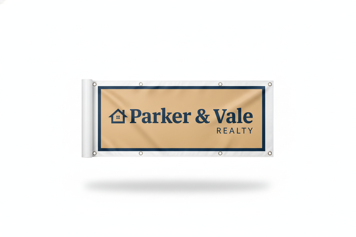 Blockout Vinyl Single Sided Banner