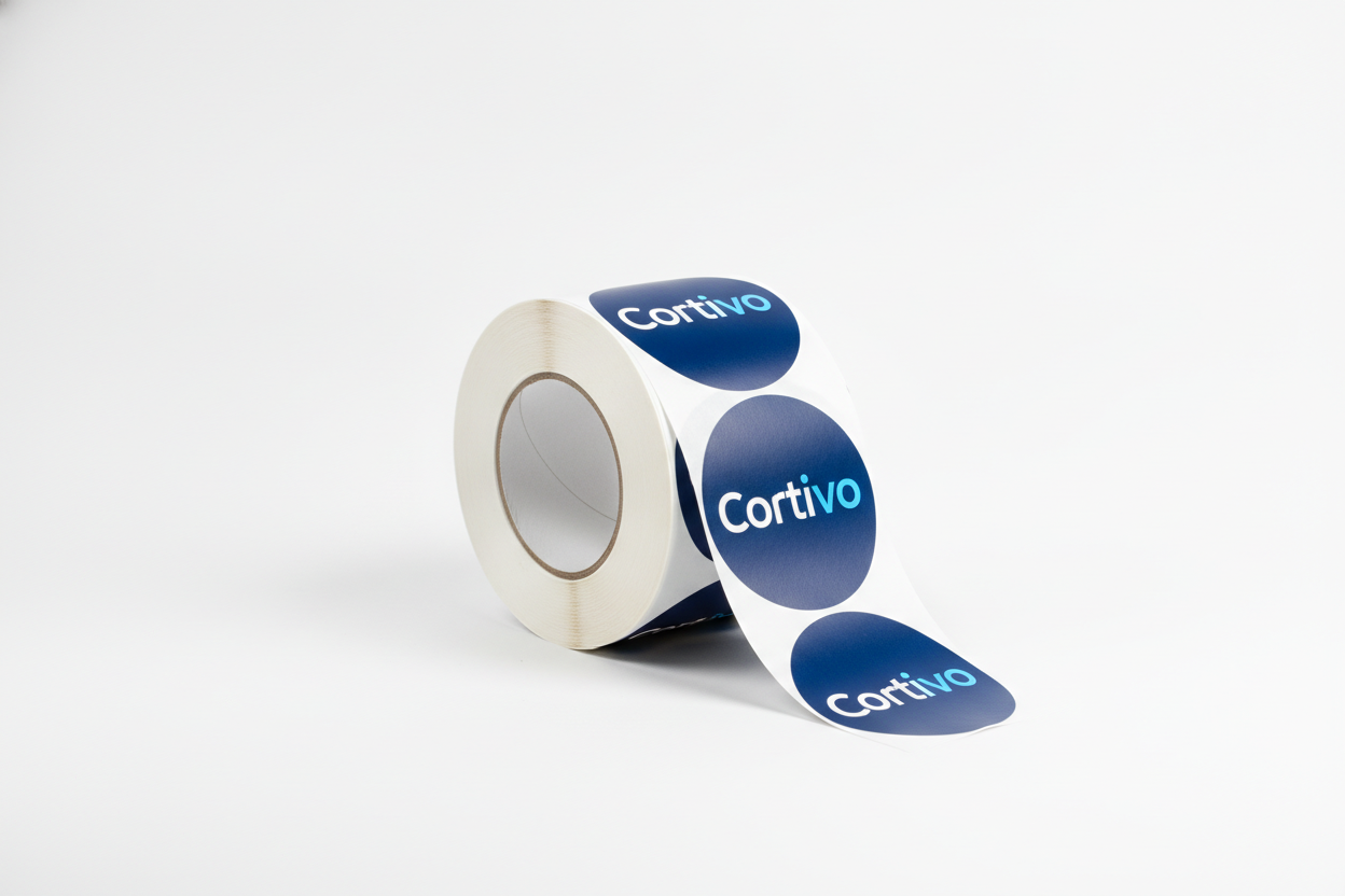 Bright Silver Roll Labels