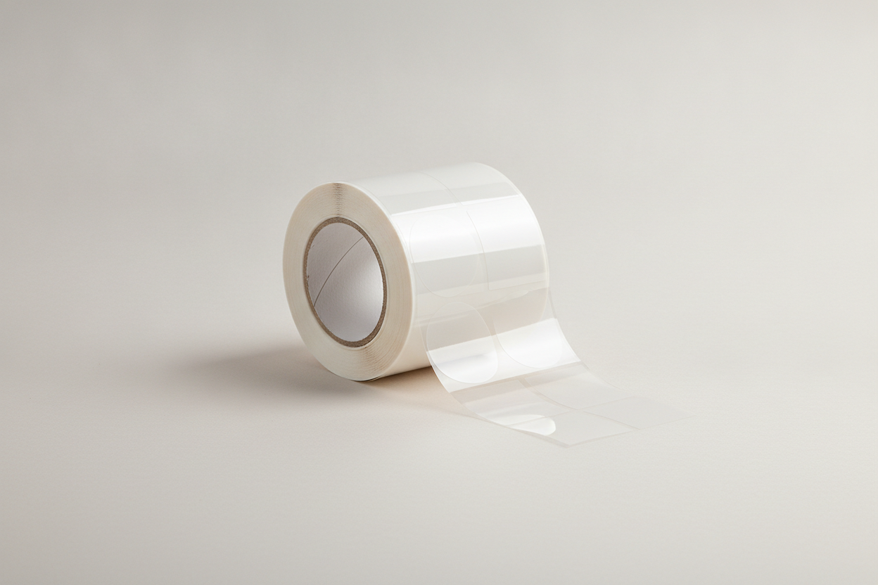 Clear BOPP Roll Labels